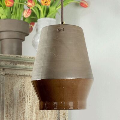 Lamp | Makua Beach | Chocolat | Handmade | Ceramic Lamp