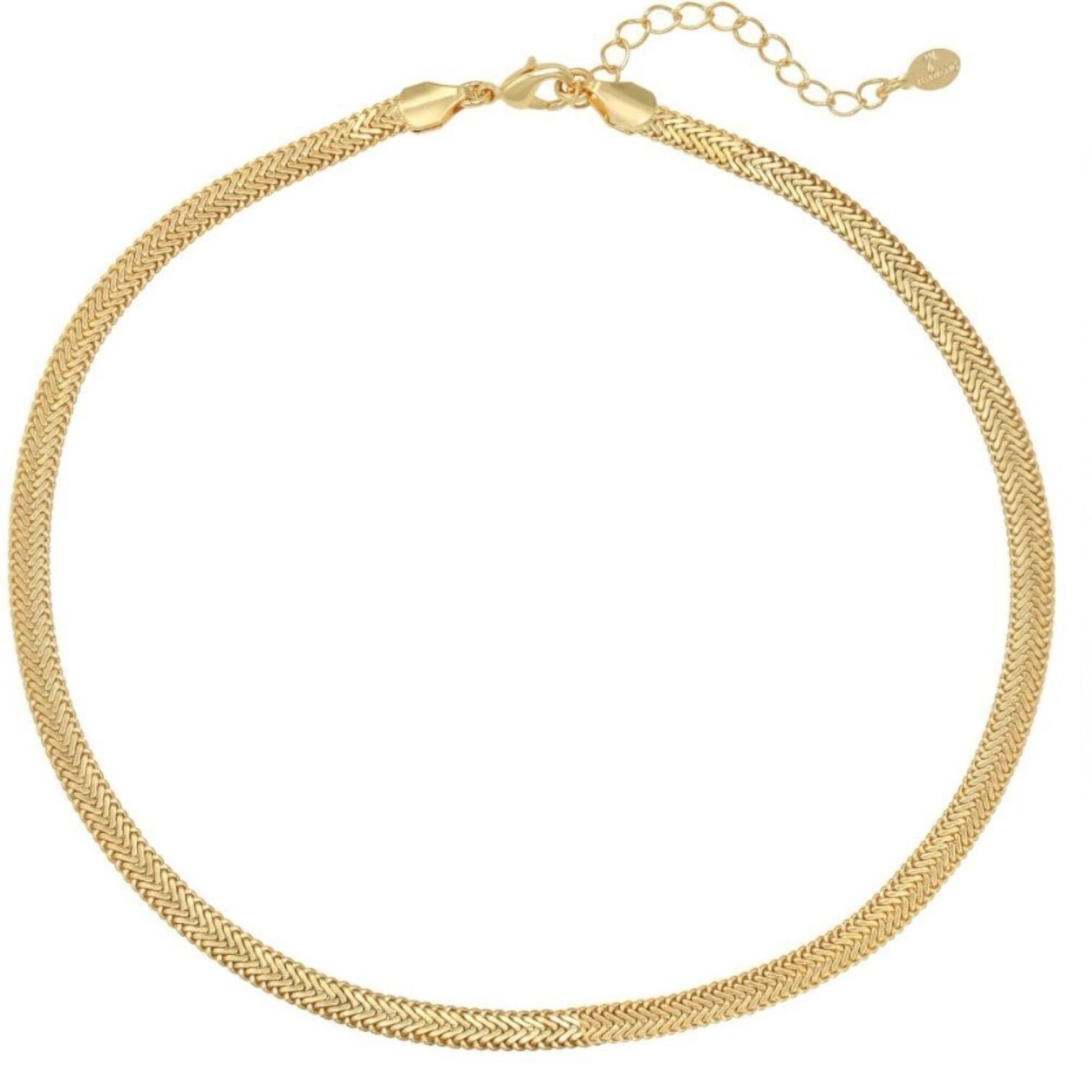 Collana Nelli, acciaio inossidabile placcato oro Lunghezza: 40 cm + 5 cm