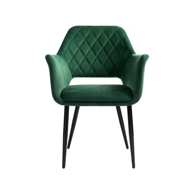 Set of 2 dining room chairs with armrests