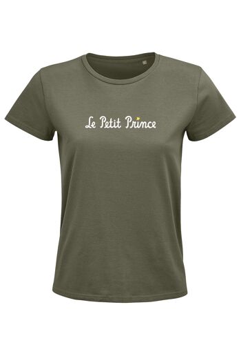 T-shirt taupe " Le Petit Prince typo "