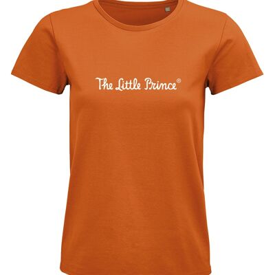 T-shirt orange " The Little Prince typoR "