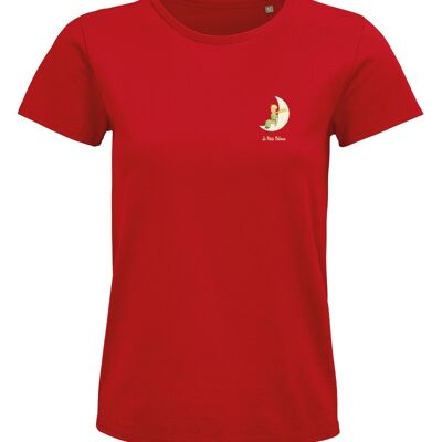 Camiseta roja "Corazón de Luna Nueva"