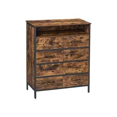 Commode vintage marron-noir