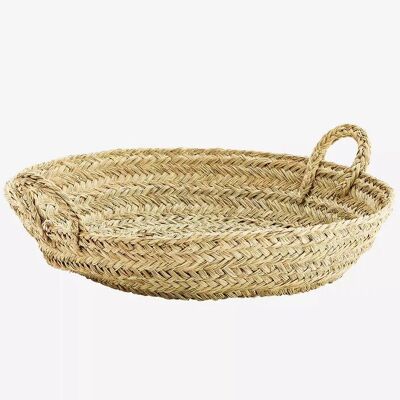 Cesta baja para hierba con asa