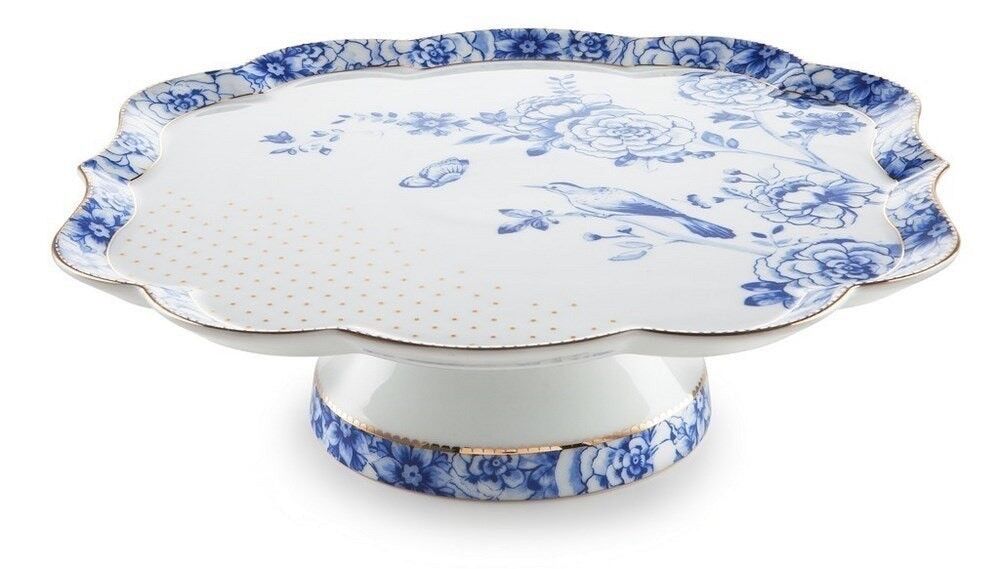 Piatto per torta piccolo Royal White - 24x24x8cm - PIP STUDIO