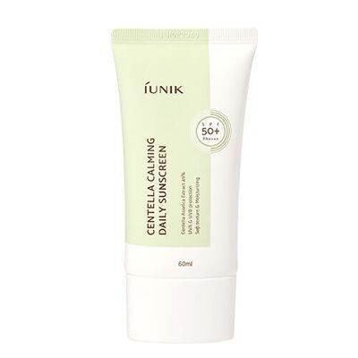 Crème solaire quotidienne apaisante IUNIK Centella 60 ml SPF 50+ Pa++++