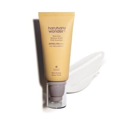 HARUHARU WONDER Crema solare Airyfit Black Rice Moisture SPF50+/PA++++ 50 ml