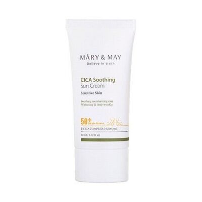 MARY&MAY Cica Crema Solar Calmante Spf50+ Pa++++ 50ml