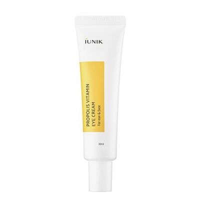 Crème contour des yeux à la propolis et aux vitamines IUNIK 30 ml