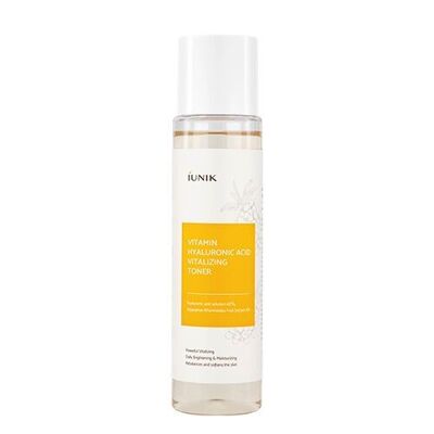 Tonique revitalisant à la vitamine et à l'acide hyaluronique IUNIK 200 ml