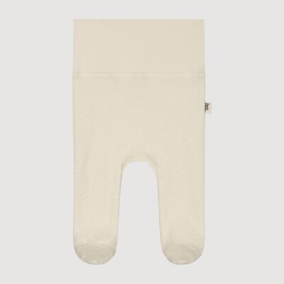 Pantalon bébé en tissu éponge moucheté