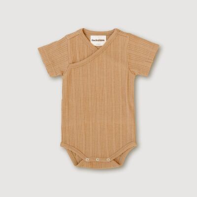 Body in lana a coste S/S - Fulvo