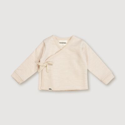 Cardigan in pile di lana - Avena