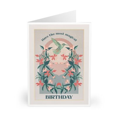 Ayez la carte d'anniversaire la plus magique