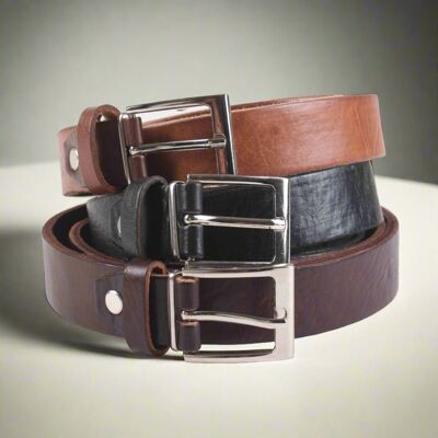 Ceinture classique en cuir