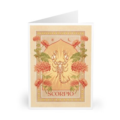 Carte du zodiaque Scorpion