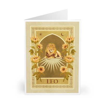 Carta del zodiaco Leo