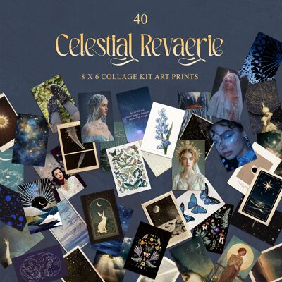 Kit de collage Rêverie céleste