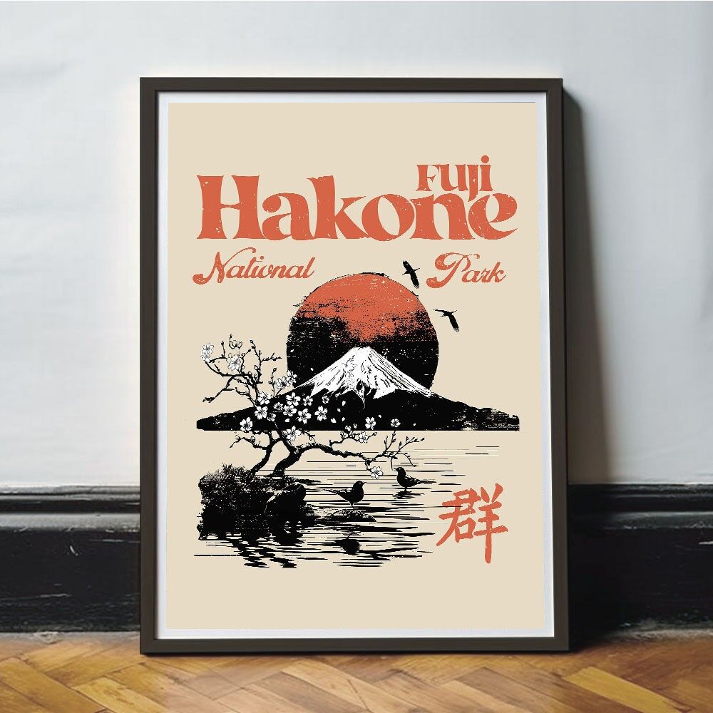 Manifesto del parco Fuji Hakone