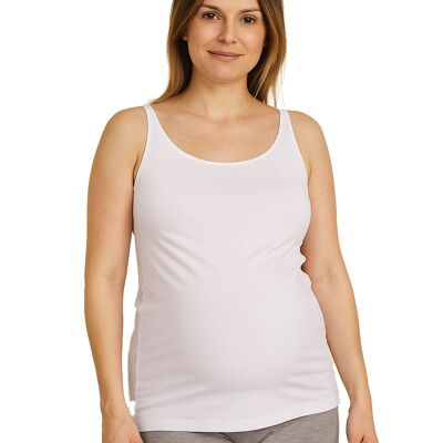 Canottiera Premaman Cotone Elasticizzato con Sostegno Seno