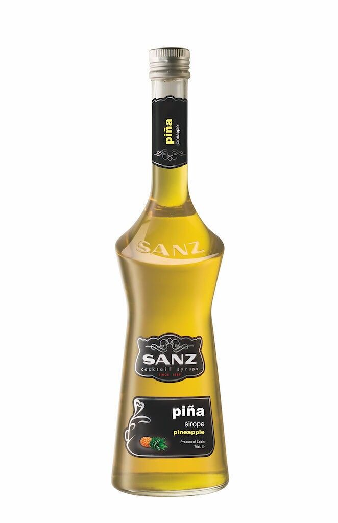 Pineapple Syrup Sanz - For cocktails and desserts.0.7 liters