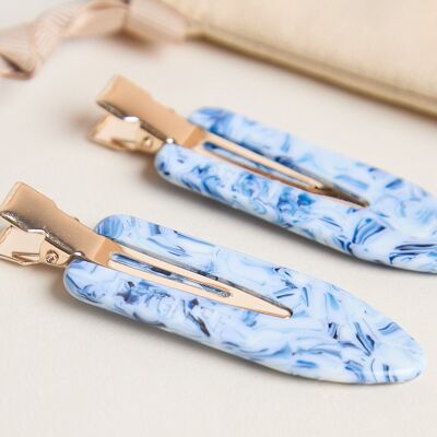 Barrettes - Blue Mirage