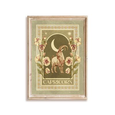 Stampa artistica del Capricorno
