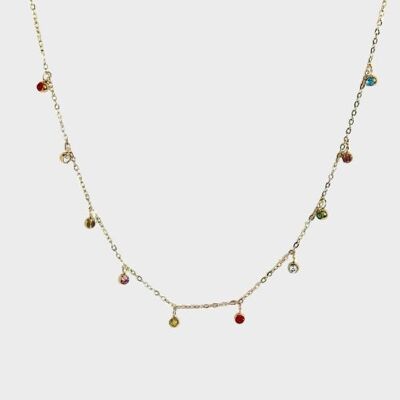 Round Rainbow Kette