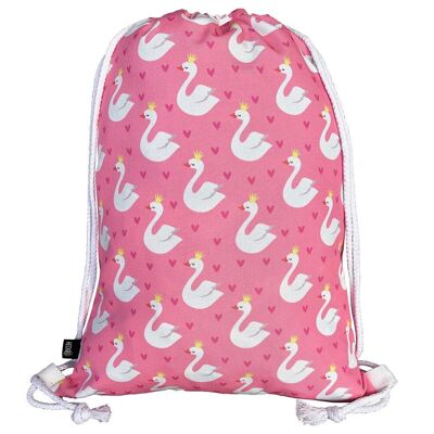 Borsa da palestra per bambini a forma di cigno