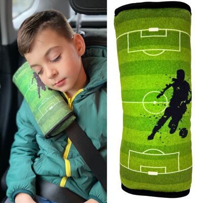 Car sleeping pillow football