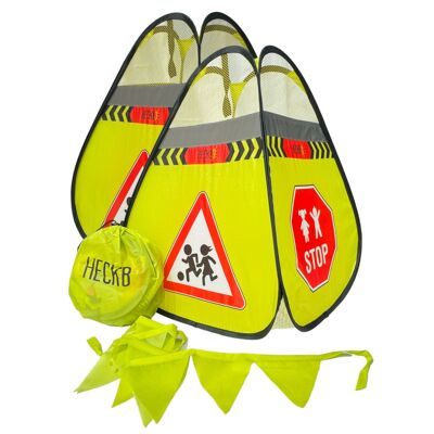 2 piloni di segnalazione stradale per bambini