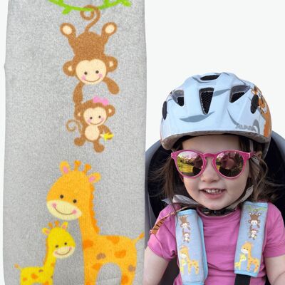 Baby seat belt protector baby animals with mom