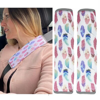 Car seat belt protector spring