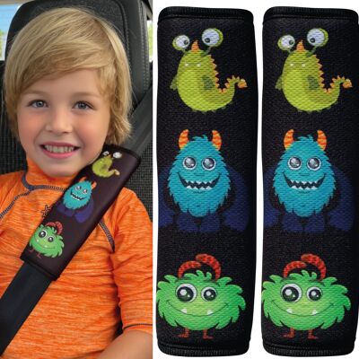 Car seat belt protector Monster
