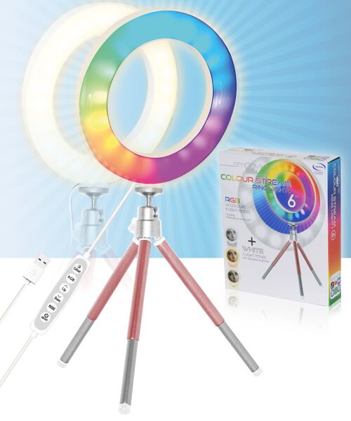 8 inch Colour Ring Light