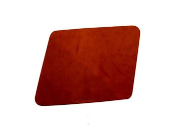 Tapis de souris en cuir camel 1