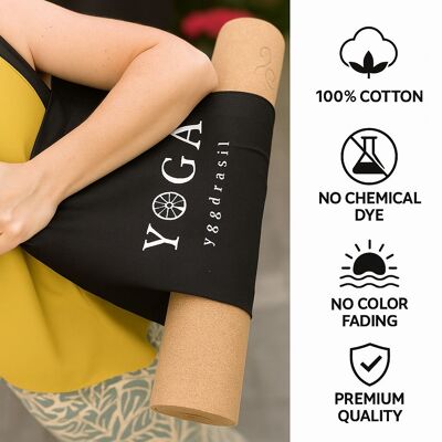 Sac fourre-tout de yoga et de gym - Noir