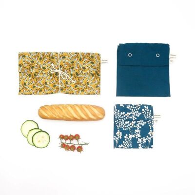 Food pouch kit - x 3 (S and M sandwich / snack)