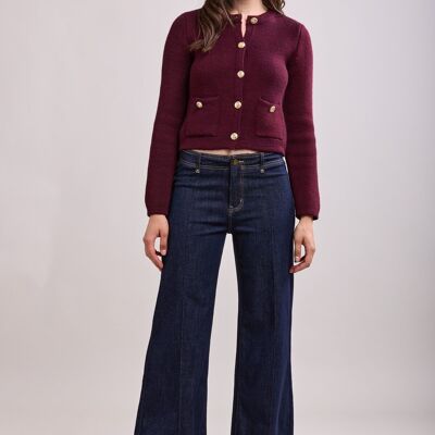 Jeans blu plissettati - Laura