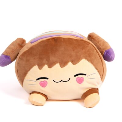 Cushablez Peluche - Cuscino Waffle 30cm - Marrone