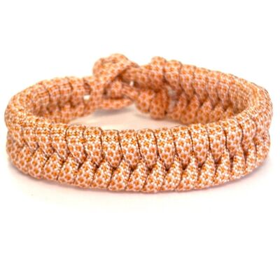 Pulsera de hombre naranja/blanca
