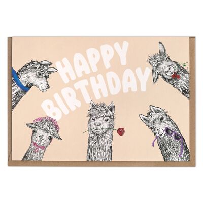 Folding card – Lama Club
