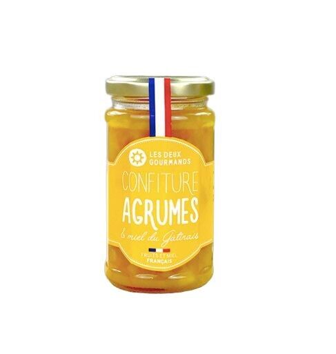 Confiture AGRUMES & MIEL DU GÂTINAIS