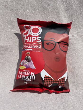 Chips Vinaigre échalotes 40g Label Qualité Artisan 5