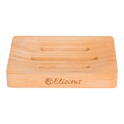 Soap dish made of environmentally friendly bamboo