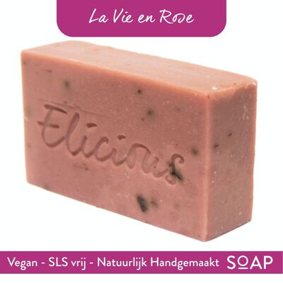 Handmade natural soap La Vie en Rose 100g