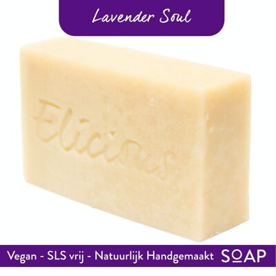 Handgemaakte natuurlijke zeep Lavender Soul 100g