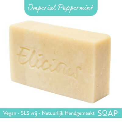 Handgemaakte natuurlijke zeep Imperial Peppermint 100g