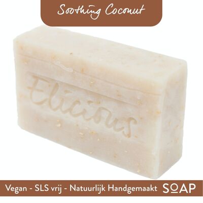 Handmade Natural Soap Soothing Coconut 100g