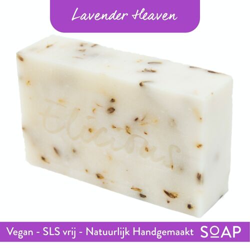 Handgemaakte natuurlijke zeep Lavender Heaven 100g